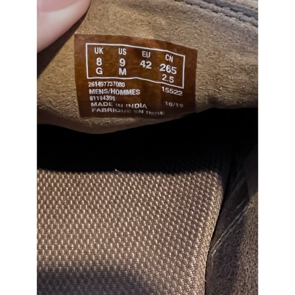 Men's Clark's Suede Slip On Shoes New Without Box Never Worn‎ Beige Color - Picture 8 of 8